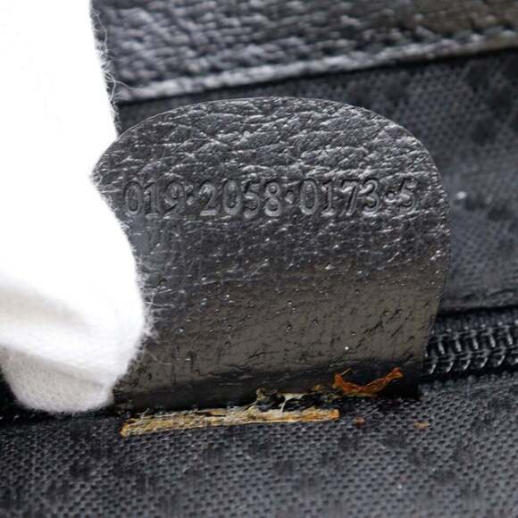 GUCCI Black Leather Backpack main image 4